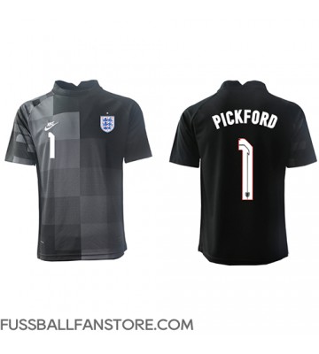 England Jordan Pickford #1 Torwart Replik Heimtrikot WM 2022 Kurzarm